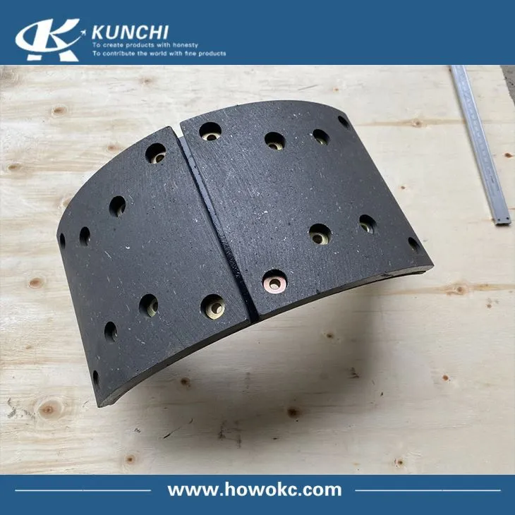 Sinotruk T5G Truck Parts AZ9761451160 T5G Front Left Brake Shoe Assy